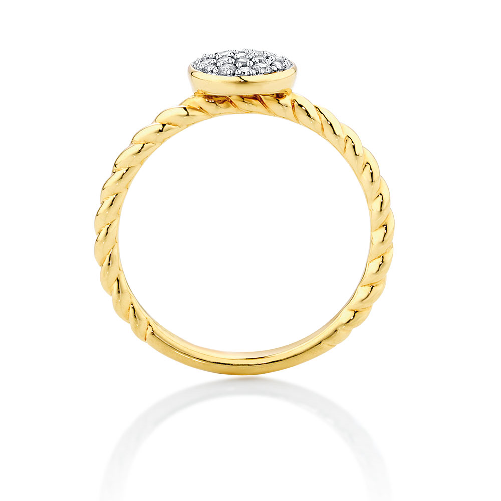 0.15 Carat TW Diamond Stacker Ring