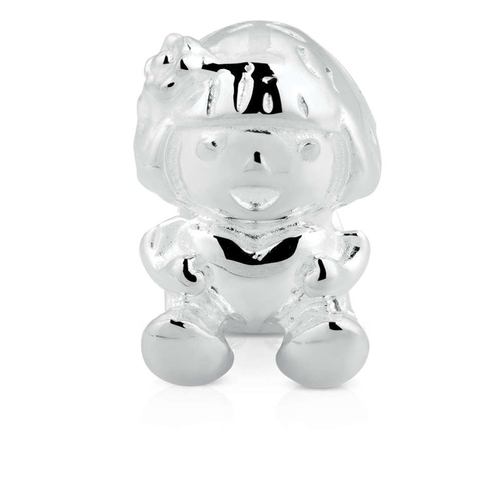 Sterling Silver Little Girl Charm